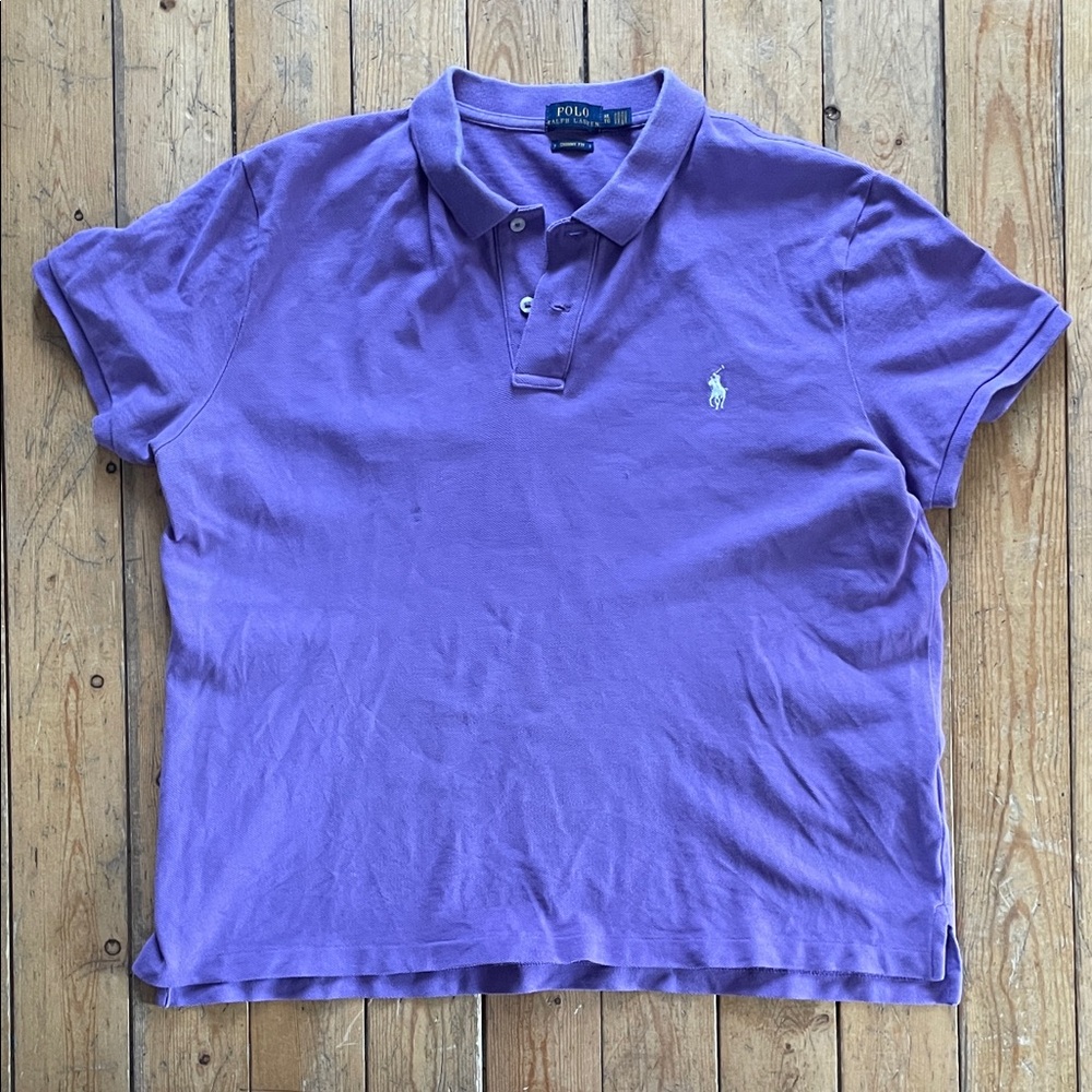 Polo by Ralph Lauren Men's Polo Shirt in Rich Purple